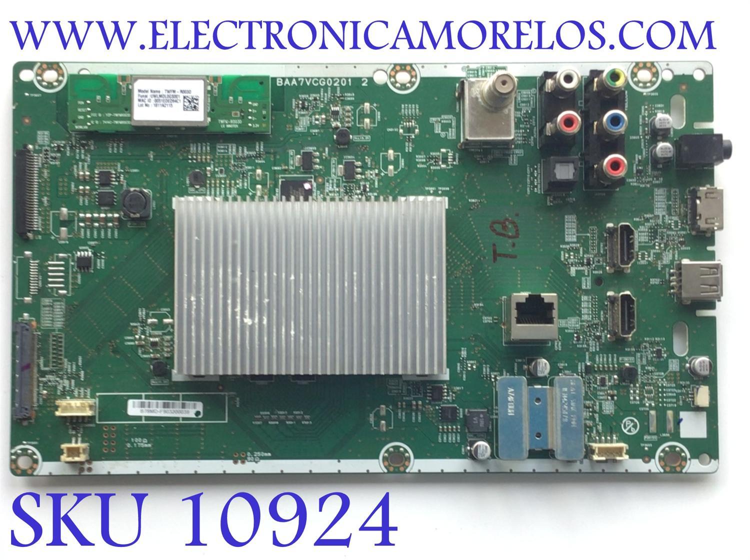MAIN PARA TV PHILIPS / NUMERO DE PARTE B78MD / BAA7VCG0201 2  / MODELO 65PFL5603